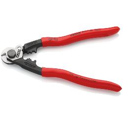 Knipex Wire Rope Cutter Forged Plastic Coated 190mm 95 61 190