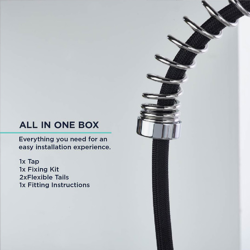 Bristan Axia Professional Sink Mixer with pull-down Hose AX PROSNK C