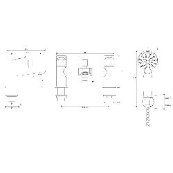 Bristan Quest Bath Shower Mixer Tap Chrome Plated QST BSM C