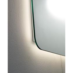 Plumb2u Jucar 700 x 500mm Illuminated LED Mirror - Clear Glass CA5070