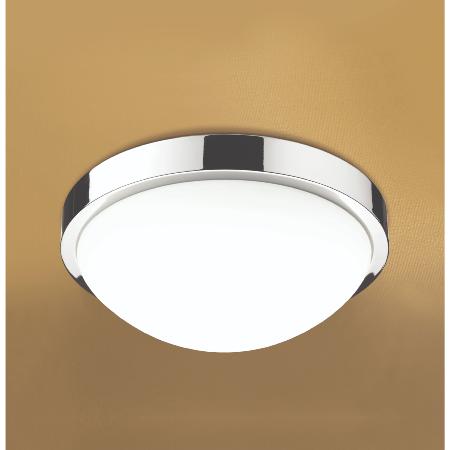 HIB Momentum LED Illuminated Circular Ceiling Light Chrome 0690