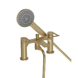 Bristan Saffron Bath Shower Mixer Brushed Brass SAF BSM BB