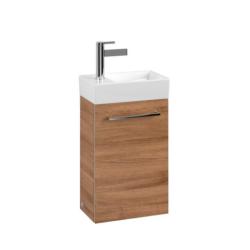 Villeroy & Boch Avento 340 LH Door Cloakroom Vanity Unit With RH Basin Oak Kansas SAVE32RH01