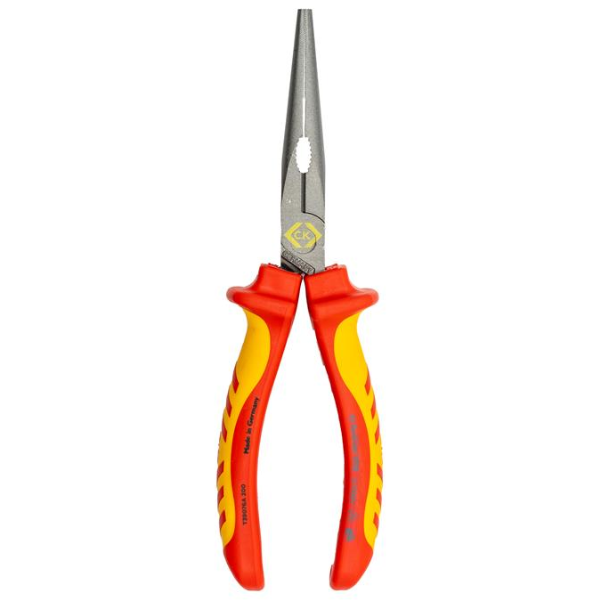 An image of C.k Redline Vde Snipe Nose Plier 200mm T39076a 200
