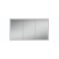 HIB Vanquish 120 Recessed LED Aluminium Mirror Cabinet 47900