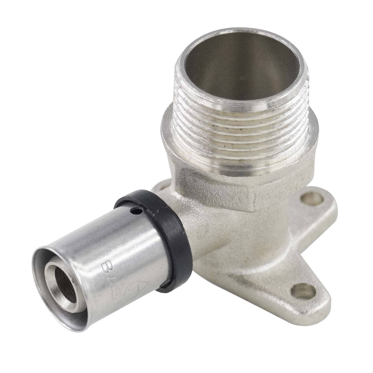 16mm x 1/2" M Elbow with PlateMale Press Fitting ZLKY1141612M