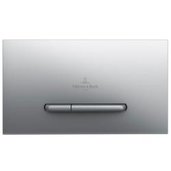 Villeroy & Boch ViConnect Brushed Chrome Dual Flush Plate 92218069