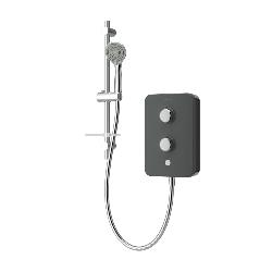 Aqualisa E2 Electric Shower with 3 Mode Handset 9.5kW Multifit in Grey E2G95