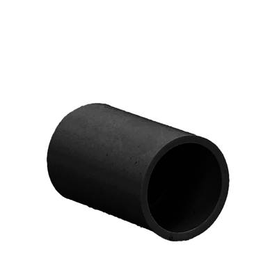 An image of Straight Coupler Black 21.5mm Solvent Eos04b