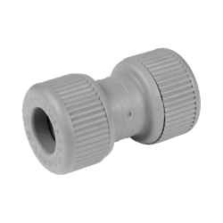 Davant Grey Straight Coupler 15mm KPSC15