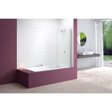 An image of Merlyn Single Square Bathscreen 800 X 1500mm MB2