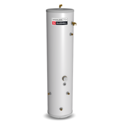Gledhill StainlessLite Plus Unvented Indirect Slimline 150L Hot Water Cylinder PLUIN150SL