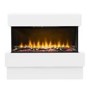 Be Modern FLARE Avant 750 Floorstanding 3-Sided Electric Fireplace with Plinth TSS-6