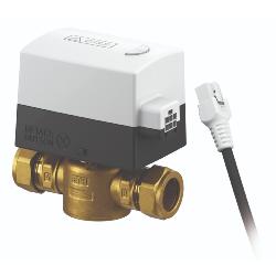 EPH Controls 2 Port Compression Motorised Valve With Detachable Actuator 28mm V228P