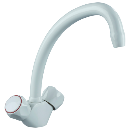 Bristan Club Budget Monobloc Sink Mixer White VAC BSNK WHT