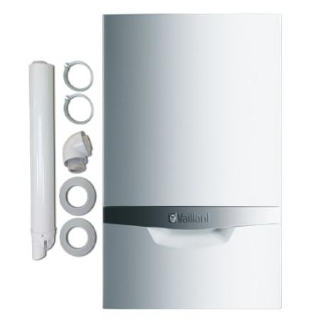 An image of Vaillant ecoTEC Plus 637 System Boiler with Standard Flue Kit 0010021835+0020219...