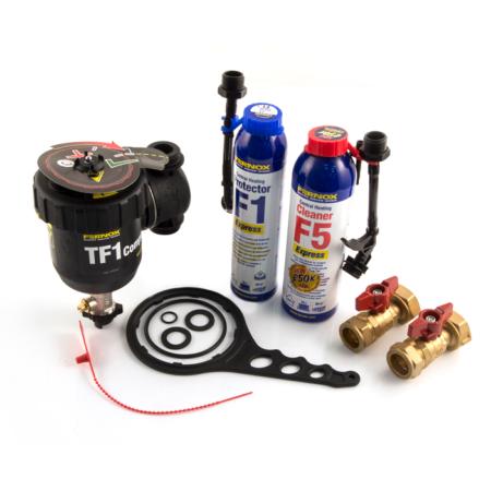 Fernox TF1 22mm Compact Installers Pack with F1 and F5 Express 62169