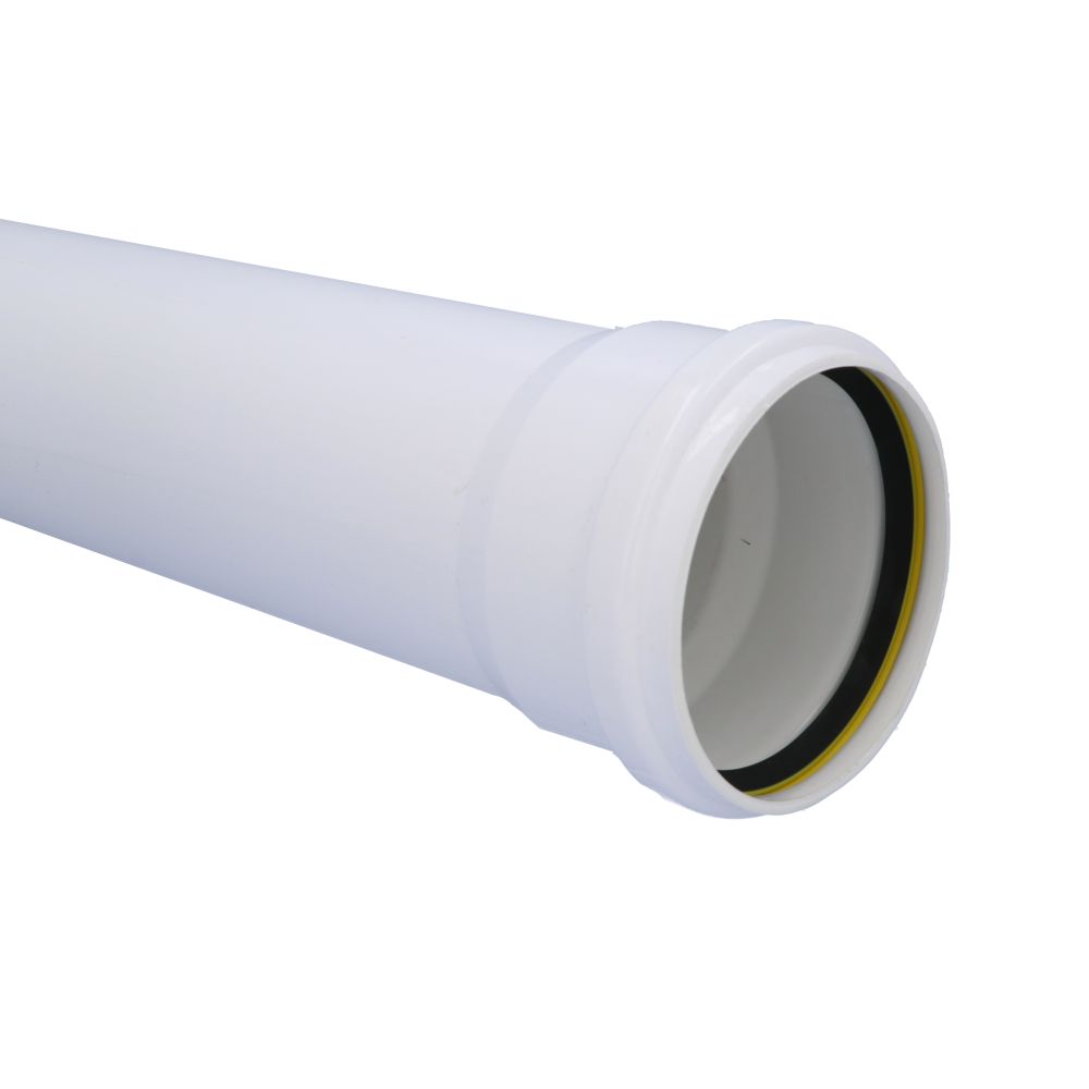 An image of Davant Single Socket Pipe 110mm X 3m White Spw0001