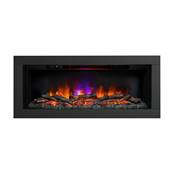 Be Modern FLARE Avella 45" Wall Mounted Inset Electric Fire with 4-Sided Black Trim 19348