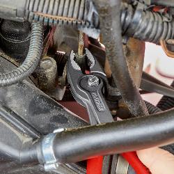 Knipex TwinGrip Front & Side Gripping Pliers Plastic Coated Grey Atramentized 200mm 82 01 200