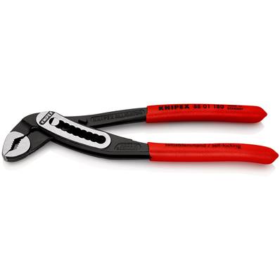 An image of Knipex Alligator Water Pump Pliers Plastic Coated Black Atramentized 180mm 88 01...