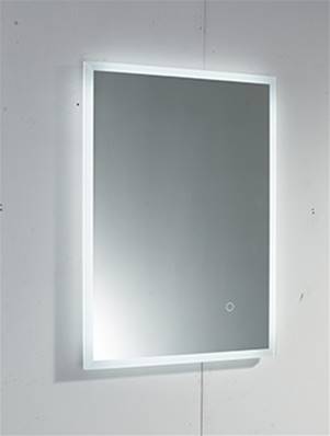 Plumb2u Almanzora 700 x 500mm Illuminated LED Mirror - Clear Glass AV5070