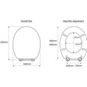Croydex Lugano Toilet Seat WL601022H