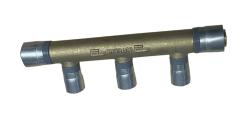 Buteline 22mm Inlet Brass Manifold 3 x 16mm Outlet BMF316