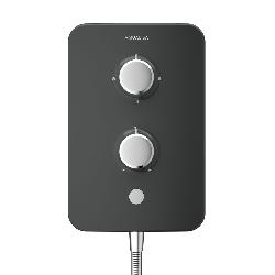Aqualisa E2 Electric Shower with 3 Mode Handset 8.5kW Multifit in Grey E2G85