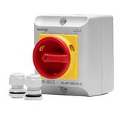 DiversiTech Isolator Switch 4 Pole 63A Inc. Cable Glands x2 IS-4P-63A-G