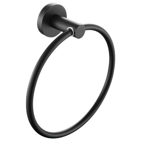 Bristan Round Towel Ring Brass Black RD RING BLK