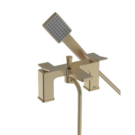 Bristan Tangram Bath Shower Mixer Brushed Brass TAN BSM BB