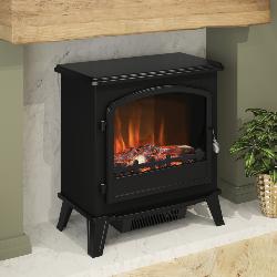 Bemodern Trowpoint Grande Matt Black Freestanding Electric Stove 073628