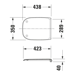 Duravit D-Code Toilet Seat White 0067390099