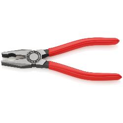 Knipex Combination Pliers Plastic Coated Black Atramentized 180mm 03 01 180