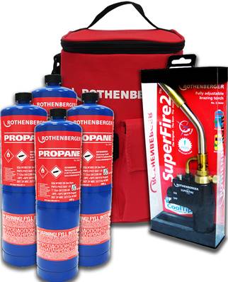 Rothenberger Hotbag - Super Fire 2 + 4 x Propane 18231
