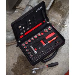 Virax 51pcs Socket Set with Basin Wrench 310410