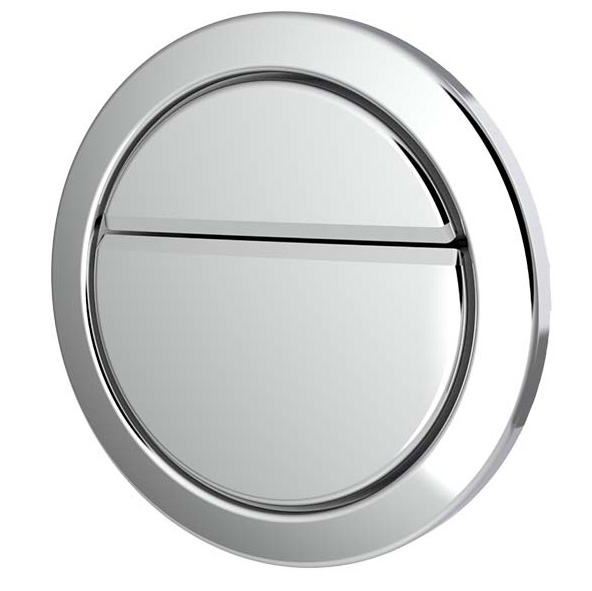 An image of Thomas Dudley Geo Dualflush Pushbutton Chrome 73.5mm 372873