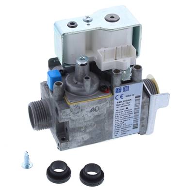An image of Worcester Bosch Gas Valve & Bracket Assembly 8716117868