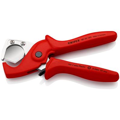An image of Knipex Plasticut Cutter for Flexible Hoses and Plastic Conduit Pipes 185mm 90 20...