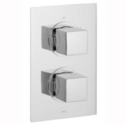 Vado MIX 2 Outlet Thermostatic Shower Valve MIX-148D/2-C/P