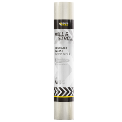 Everbuild Roll and Stroll Contract Carpet Protector Clear 600 mm x 100m