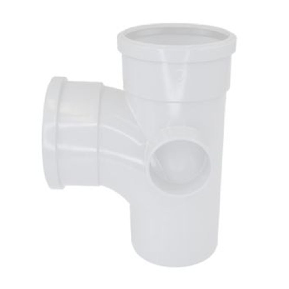 An image of Davant 92ø Ds Branch 110mm White P/fit With Boss Spw0010