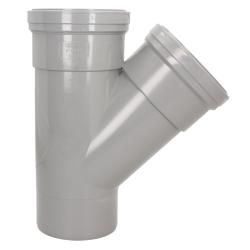 Davant 135Ø DS Branch 110mm Light Grey Pushfit SPLG0014