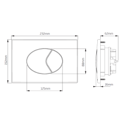 Thomas Dudley Oyster Push Plate 322903