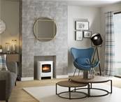Be Modern Espire Electric Stove in Ash White Finish 47333