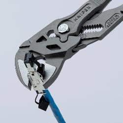 Knipex Pliers Wrench Multi-component Handles Grey Atramentized 250mm 86 02 250