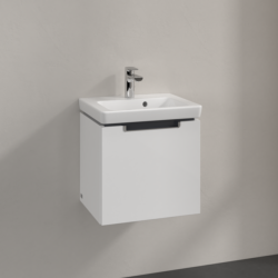 Villeroy & Boch Subway 2.0 Wall Hung Vanity Unit with 1 Drawer 440 x 420mm Glossy White A68410DH