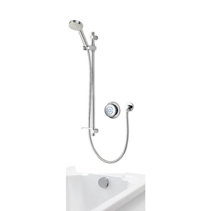 Aqualisa Quartz Digital bath shower mixer QZD.A1.BV.DVBTX.18