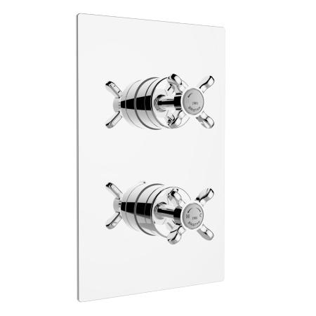 Bristan 1901 Recessed Thermostatic Dual Control Chrome Shower Valve Chrome N2 SHCVO C